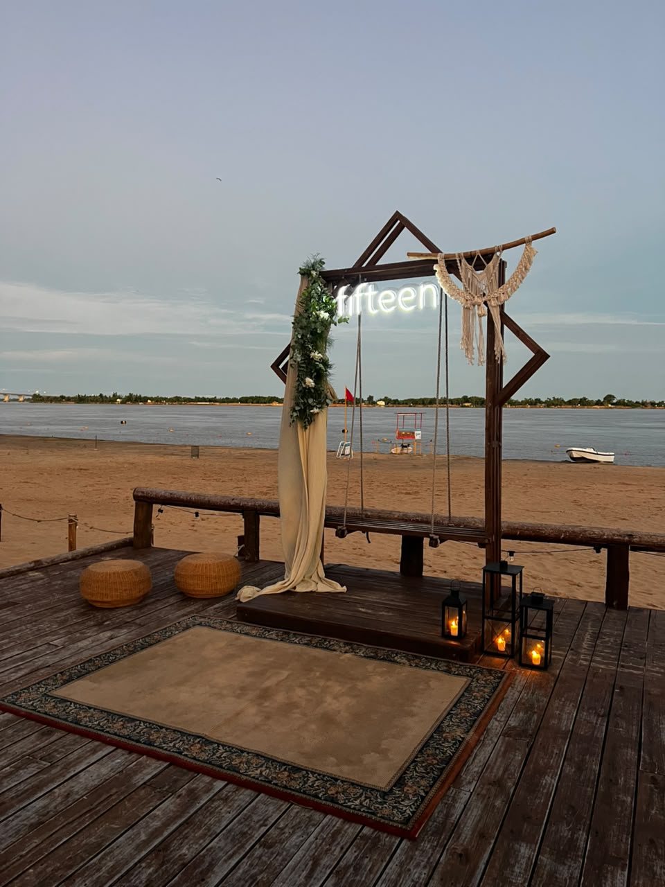 Ceremonia junto al río en MOII Arena